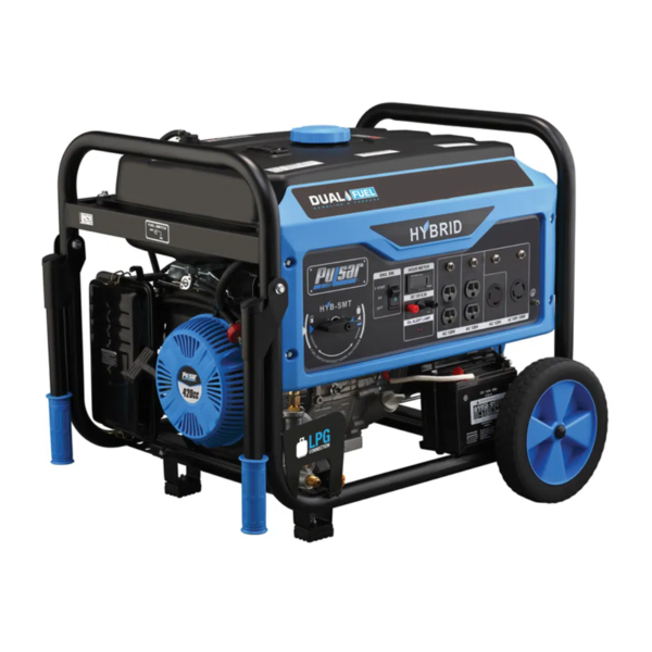 Generador Eléctrico Pulsar Pot Max. 7750W/ Uso Cont.13h/ Gasolina o Gas/ Americano
